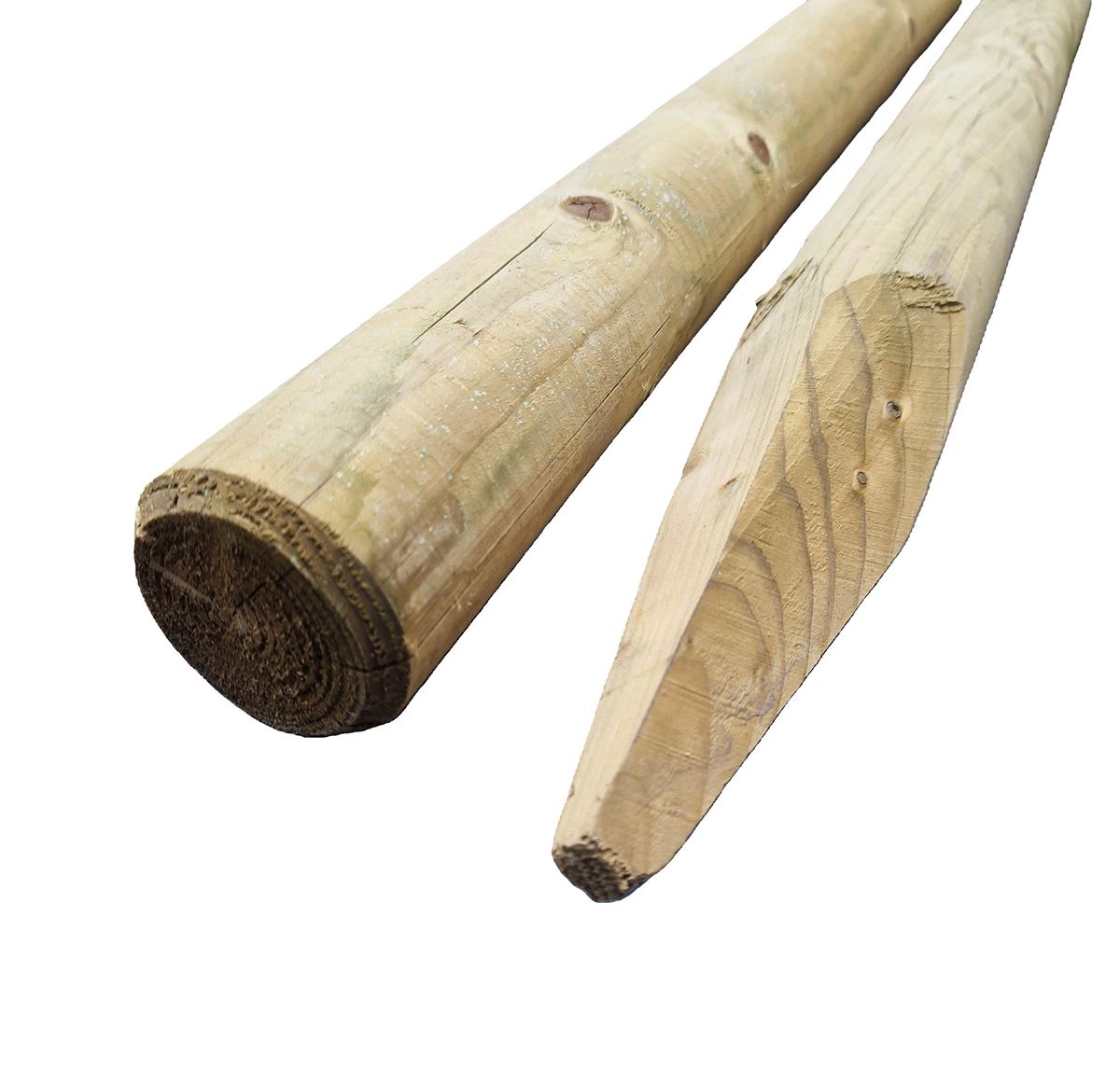 Gefreesde palen Ø8CM