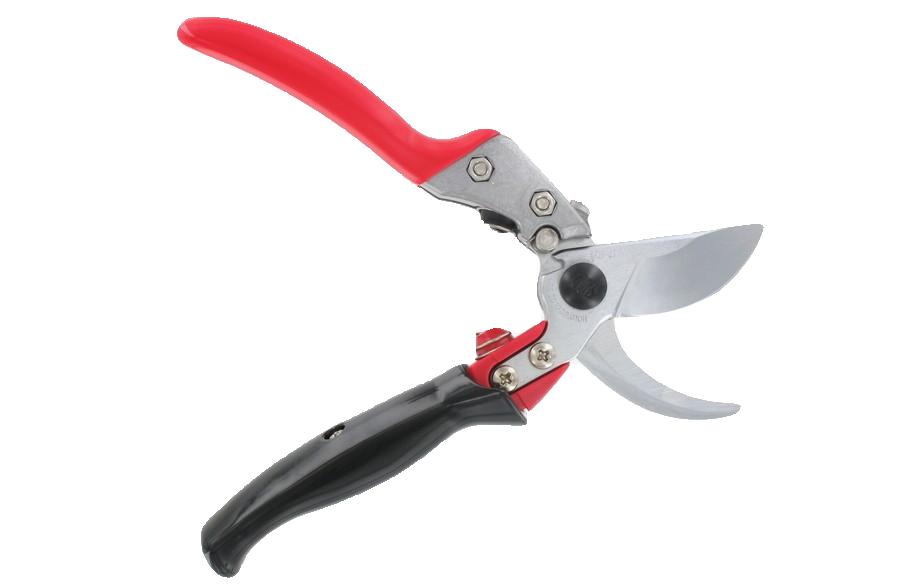 Snoeischaar 200 mm, M, rolhandvat, rood/zwart