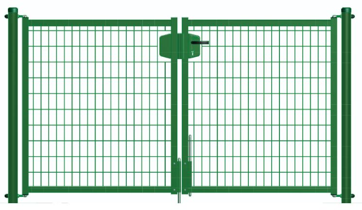Tuinpoort Grace Dubbel 200cm Groen