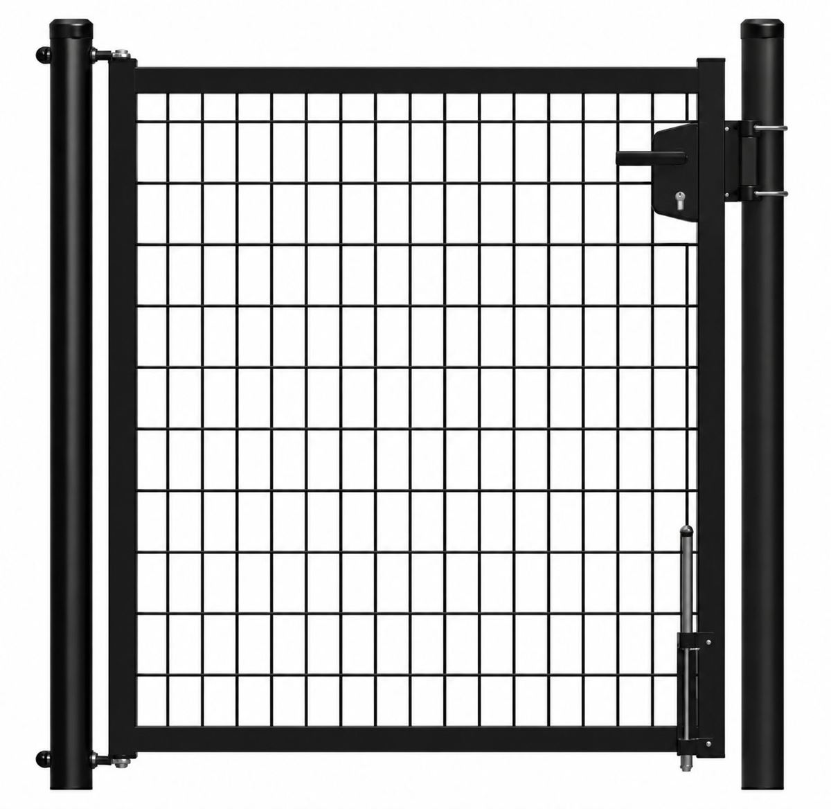 Tuinpoort Grace Enkel 100cm Zwart