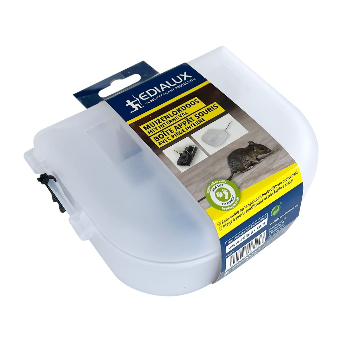 Muizenlokdoos met interne val
