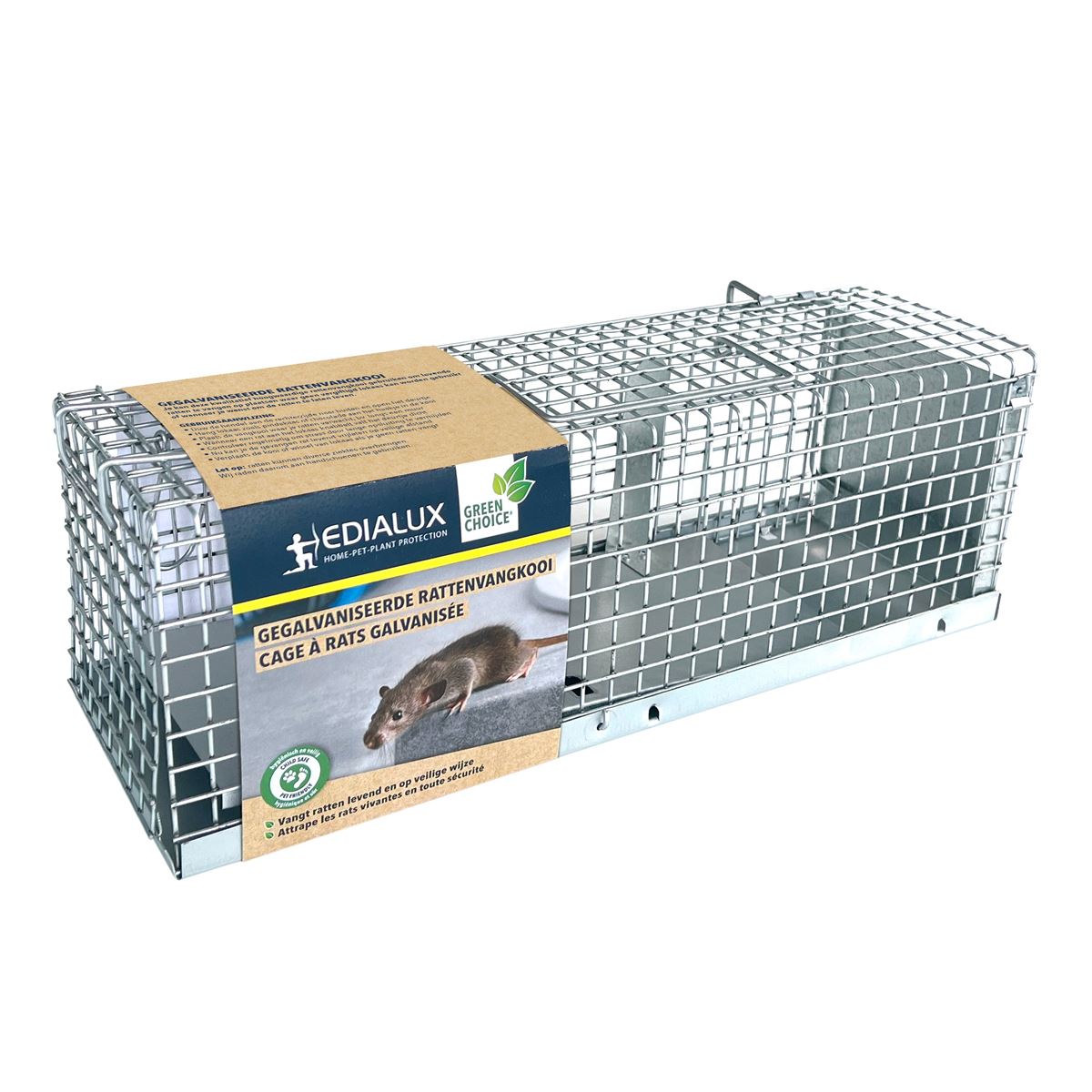 Rattenvangkooi met 1 ingang