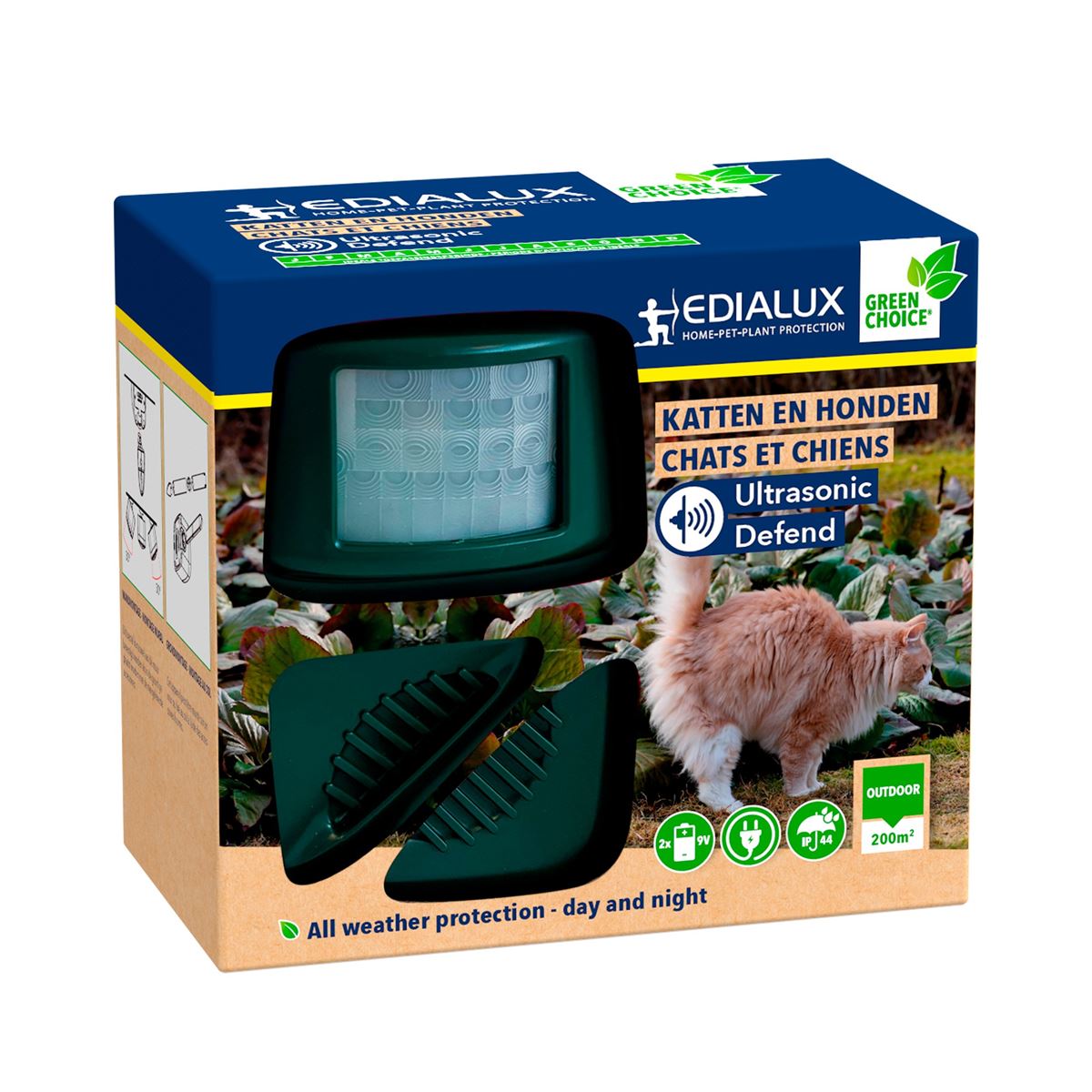 ULTRASONIC DEFEND KATTEN EN HONDEN