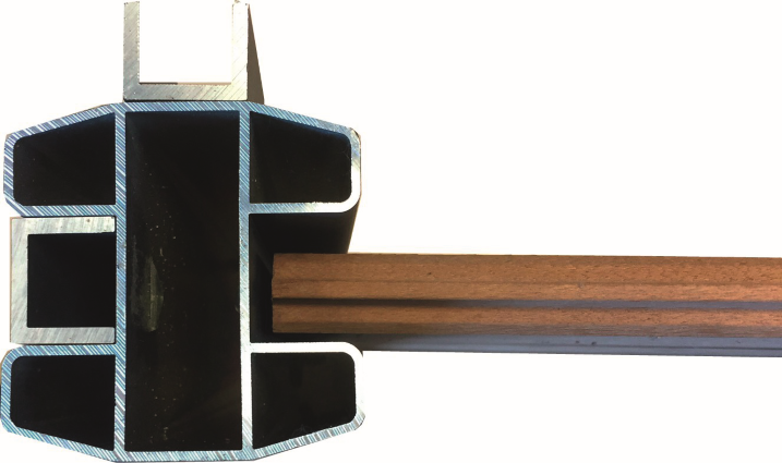 ALUMINIUM U PROFIEL BINNENGLEUF 20mm