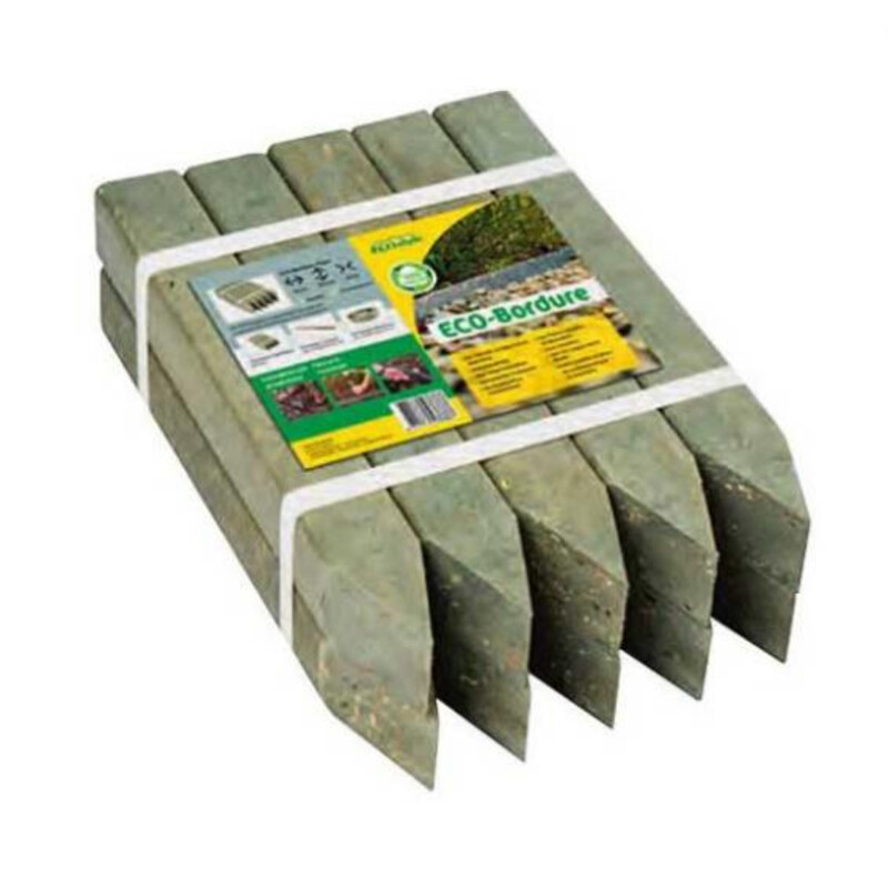 ECO-Bordure Piket 4cm x 4cm x 40cm grijs