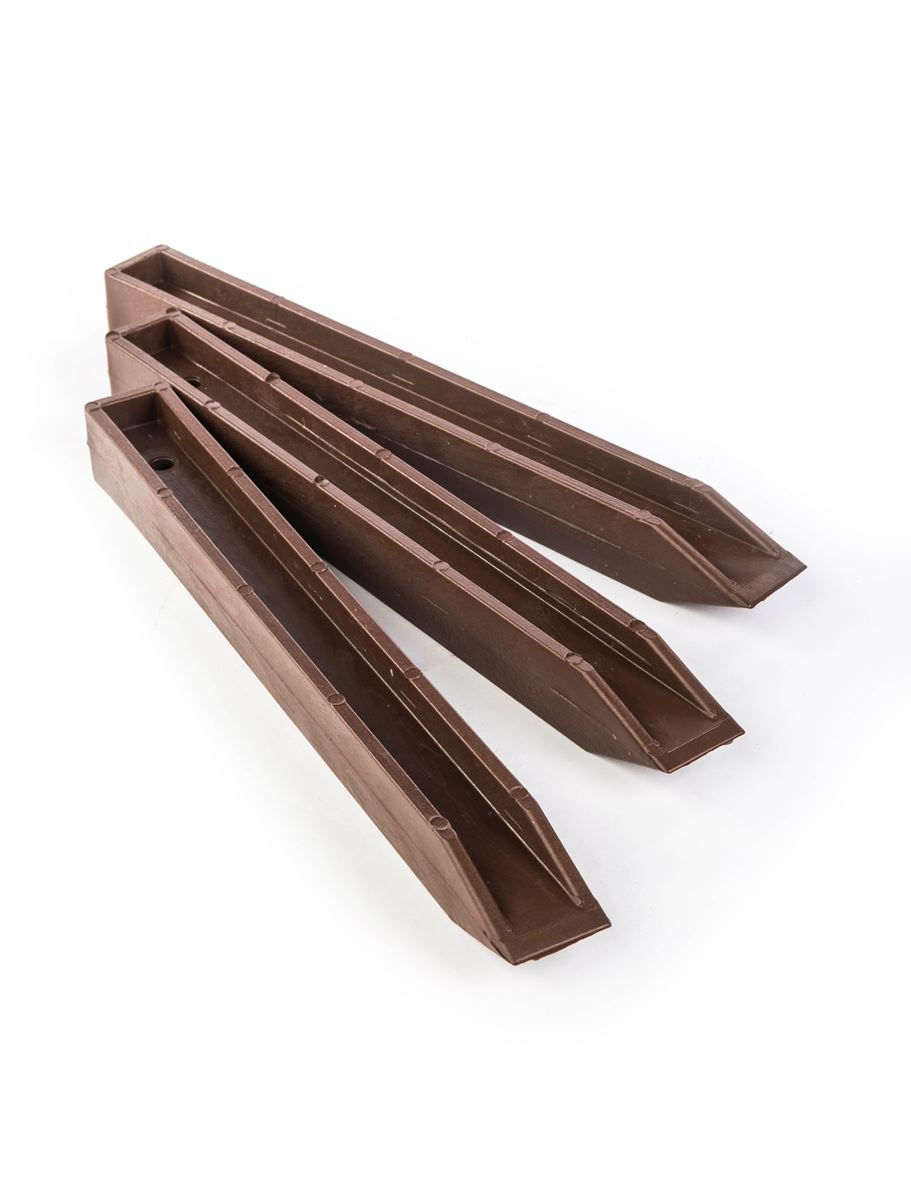 ECOPIC 4x4x38CM 10ST BRUIN