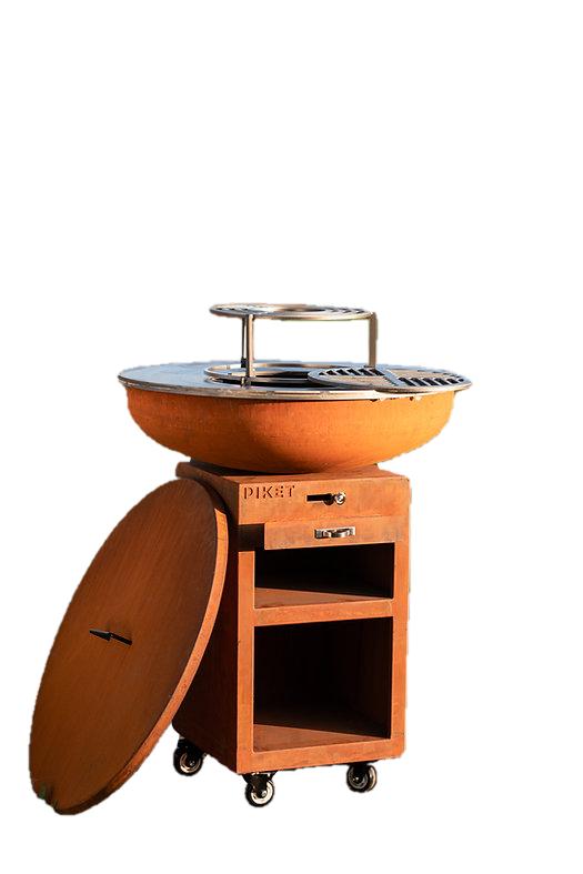 Plancha BBQ Cortenstaal